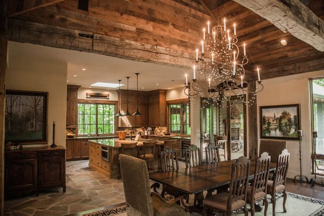 Rustic Dining Room Source
