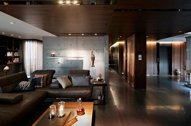 16 Brilliant Living Room Designs With, Masculine Living Room Design