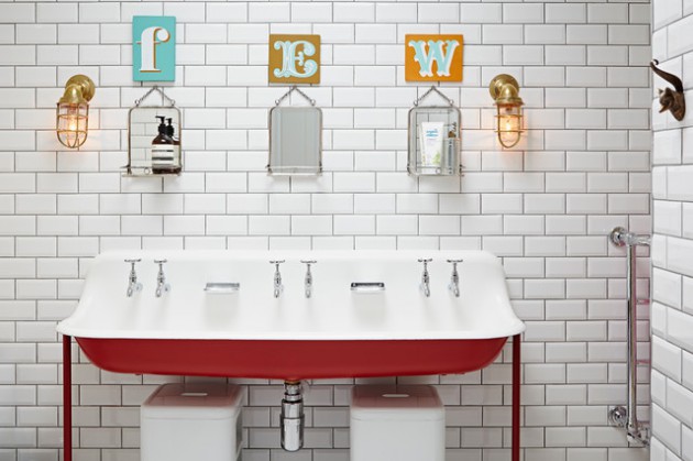 19 Inspirational Ideas To Decorate The Bathroom With Vintage Tiles
