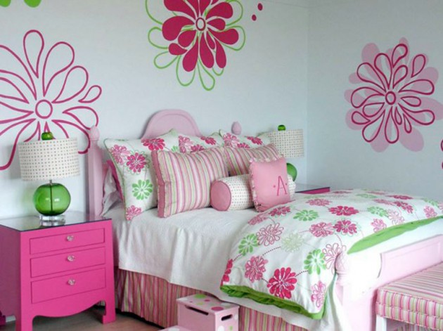 Green &amp; Pink In The Bedroom- 17 Fascinating Ideas