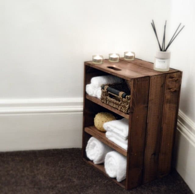 Rustic, Wooden Bathroom / Bedroom Storage Cabinet Buy it on: www.etsy.com