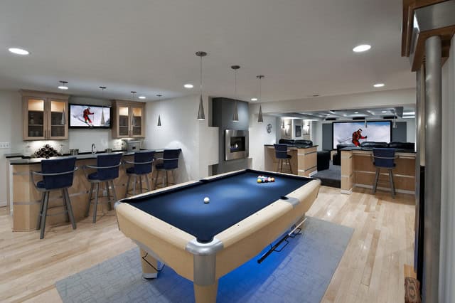18 Really Cool Ideas How To Decorate Your Contemporary Basement 18