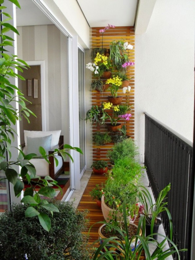 Small Balcony With Mini Gardens, How To Create A Small Balcony Garden
