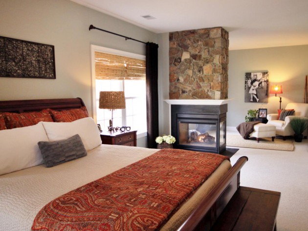 14 Gorgeous Master Bedroom Designs With Beautiful Fireplace