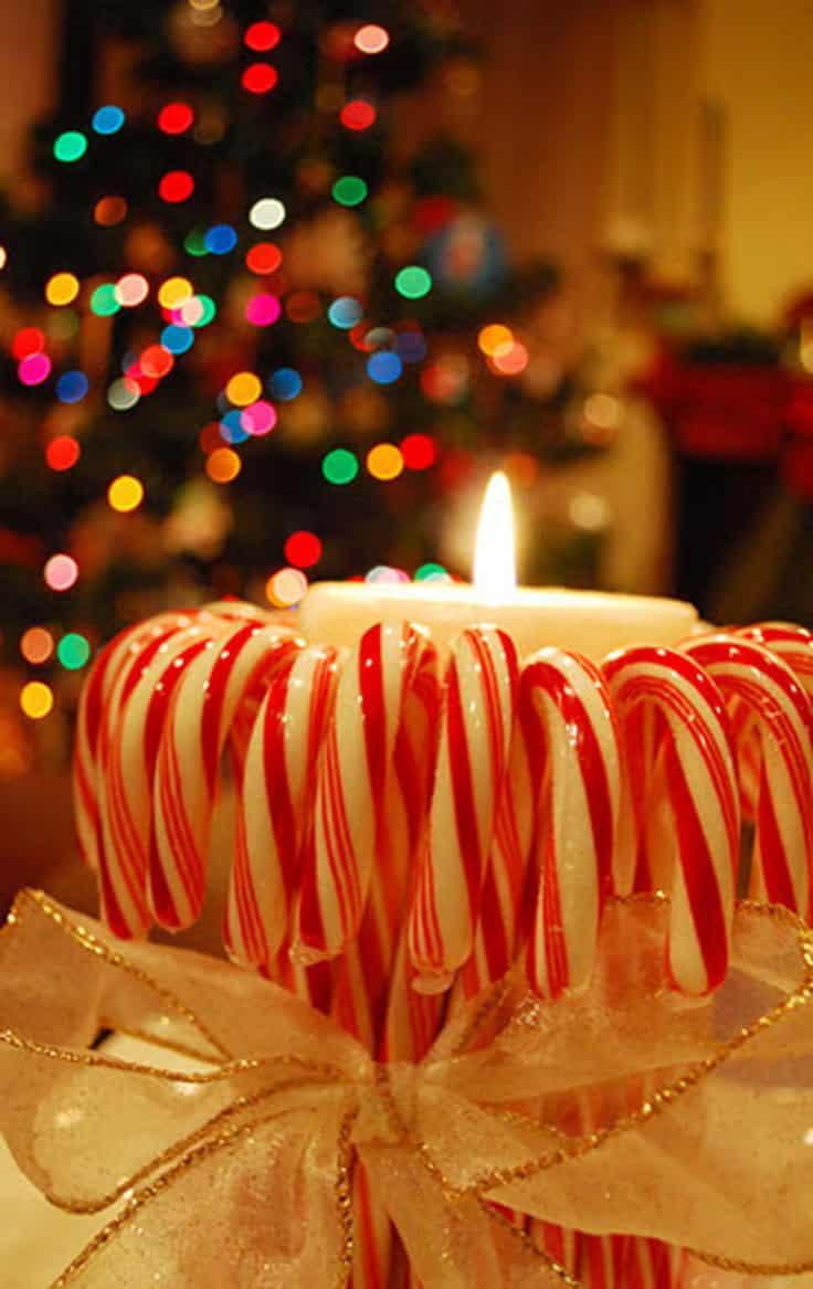 19 Delightful DIY Christmas Candle Holders 2