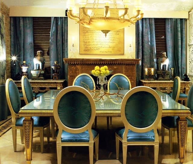 20 Beautiful Dining Rooms With Velvet Chairs 4