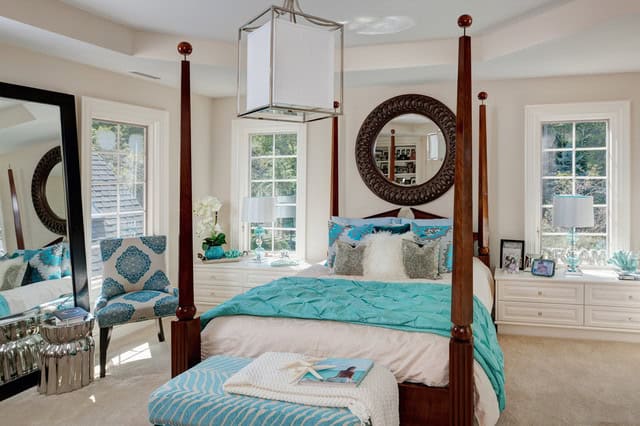 18 Extravagant Interiors With Turquoise Accents That Will Delight You 4