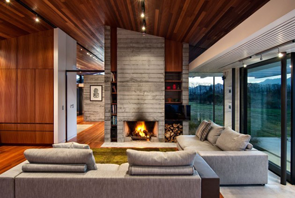 16 Concrete Fireplace Designs To Enrich The Look Of Your Living Room