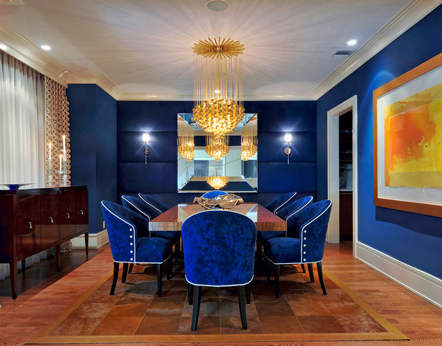 20 Beautiful Dining Rooms With Velvet Chairs 5
