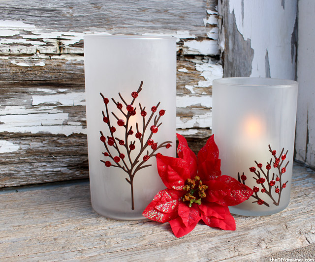 19 Delightful DIY Christmas Candle Holders 5