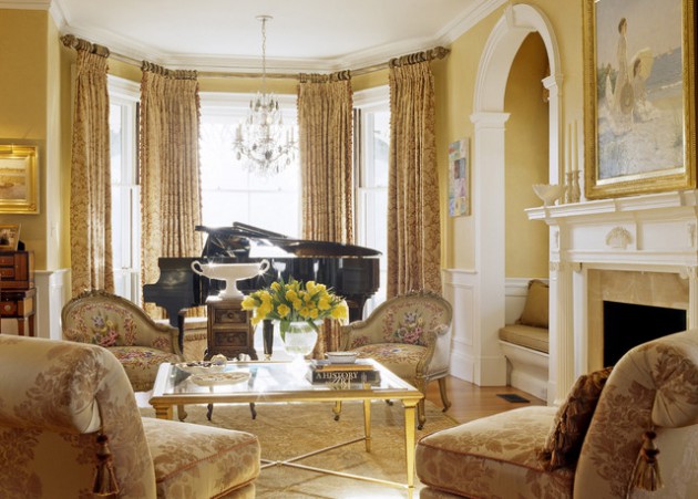 19 Marvelous Ideas How To Decorate Living Room With Piano