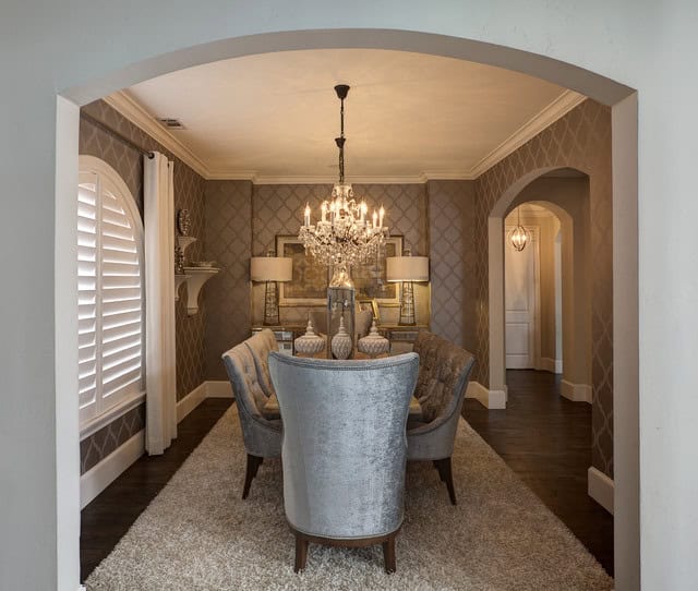 19 Gorgeous Wallpaper Ideas For Your Beautiful Dining Room 6