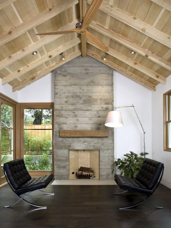 16 Concrete Fireplace Designs To Enrich The Look Of Your Living Room