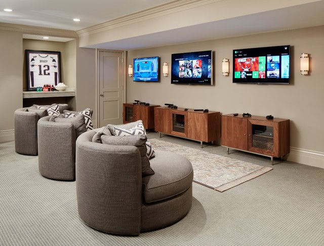 18 Really Cool Ideas How To Decorate Your Contemporary Basement 7