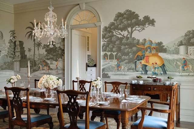 19 Gorgeous Wallpaper Ideas For Your Beautiful Dining Room 7