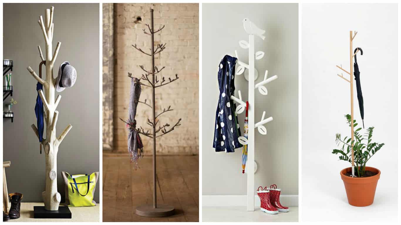 12 Extraordinary Tree Coat Racks To Break The Monotony In The Home