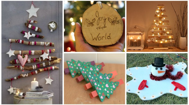 17 Most Simple & Beautiful DIY Christmas Decorations That Can Be Made From Wood