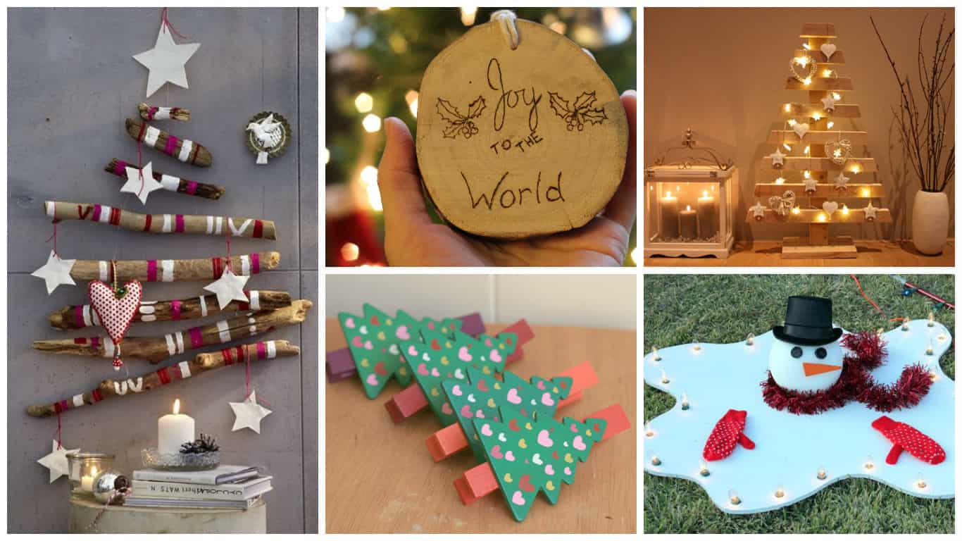 17 Most Simple & Beautiful DIY Christmas Decorations That Can Be Made From Wood