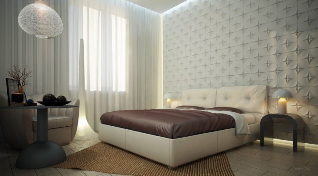 18 Adorable Bedrooms With Textured Walls That You Are Going To Love