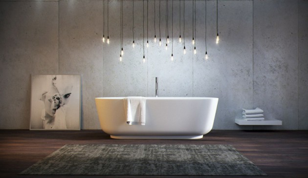 15 High Stylish Bathrooms With Art Pieces That Will Boost Your Motivation