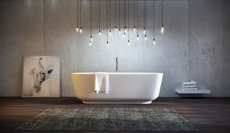 15 High Stylish Bathrooms With Art Pieces That Will Boost Your Motivation 10