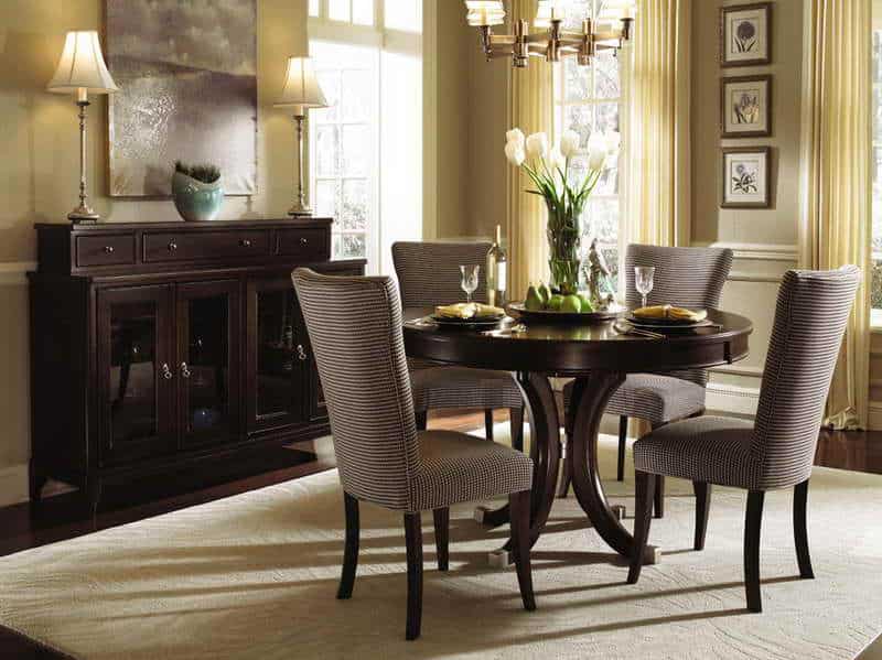 15 Charming Dining Rooms With Wooden Table For Pleasant Feel 10