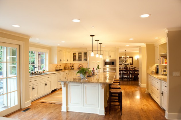 17 Attractive Traditional Kitchen Lighting Ideas To Beautify Your Kitchen Space