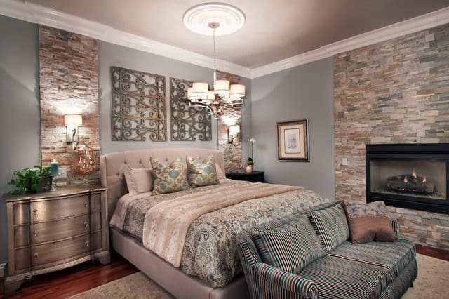 16 Accent Brick Wall Designs For Beautiful Look Of The Bedroom 11