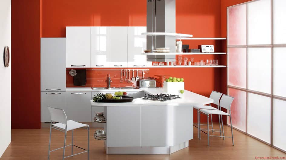 15 Classy Kitchen Designs With White Kitchen Chairs 13