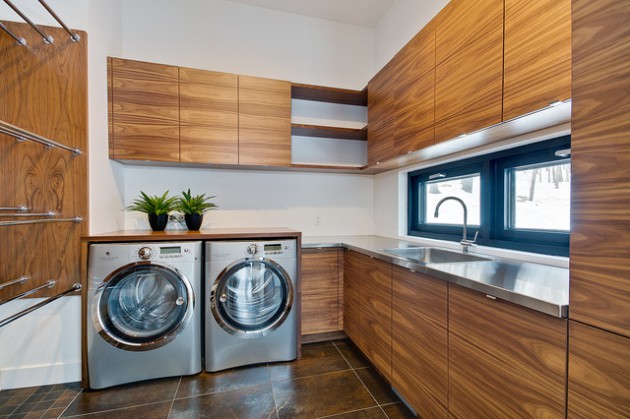 17 L-Shaped Laundry Designs For Better Use Of The Space &amp; Functionality