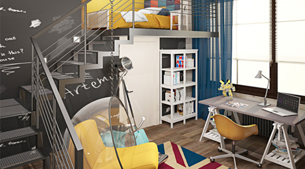 15 Extraordinary Industrial Kids’ Room Designs To Accommodate Your Kids