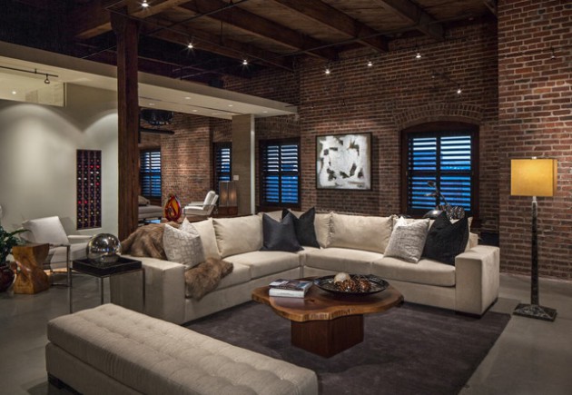 16 Spectacular Industrial Living  Room  Interior Designs