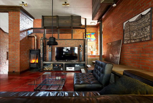Industrial Living Room Source