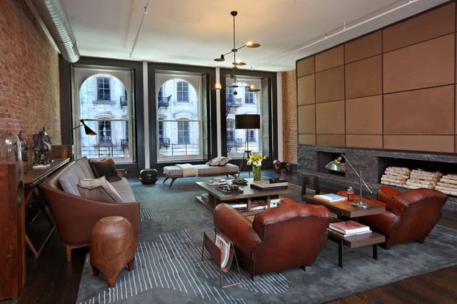 16 Spectacular Industrial Living Room Interior Designs