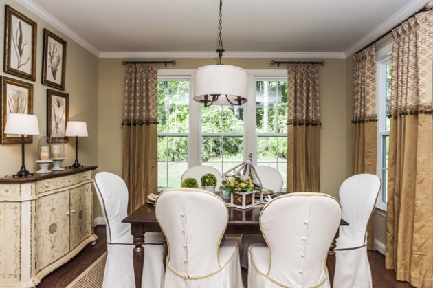 17 Remarkable Dining Room Curtains For Delightful Atmosphere