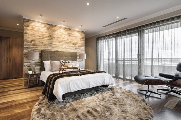 16 Accent Brick Wall Designs For Beautiful Look Of The Bedroom