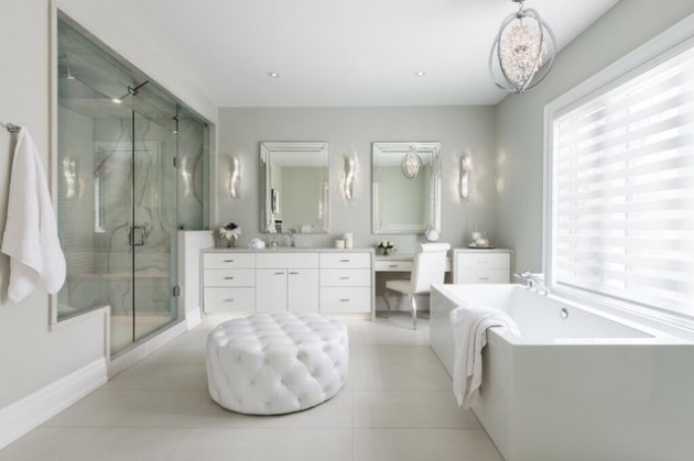 19 Unforgettable Transitional Bathroom Interiors For A Touch Of Elegance In Your Home