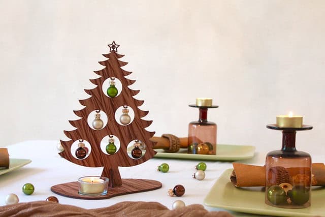 christmas tree with candle Buy it on: www.etsy.com