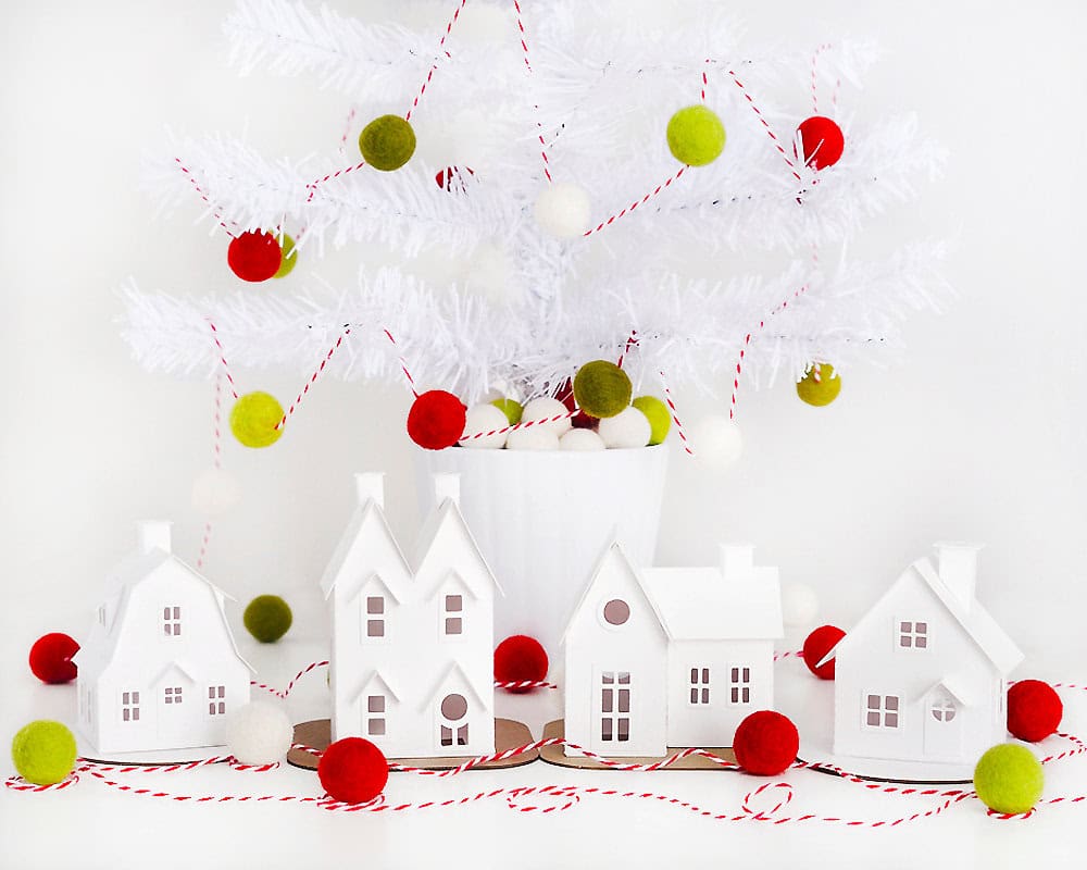 DIY Putz Village Buy it on: www.etsy.com