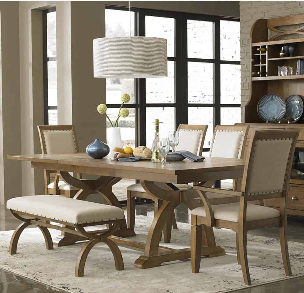 15 Charming Dining Rooms With Wooden Table For Pleasant Feel 4