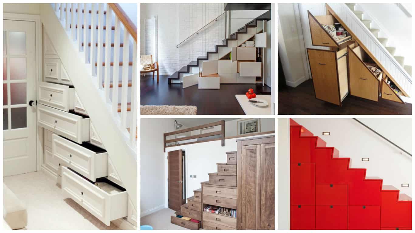 20 Super Practical Extra Storage Ideas With Using Under-The-Stairs Drawers