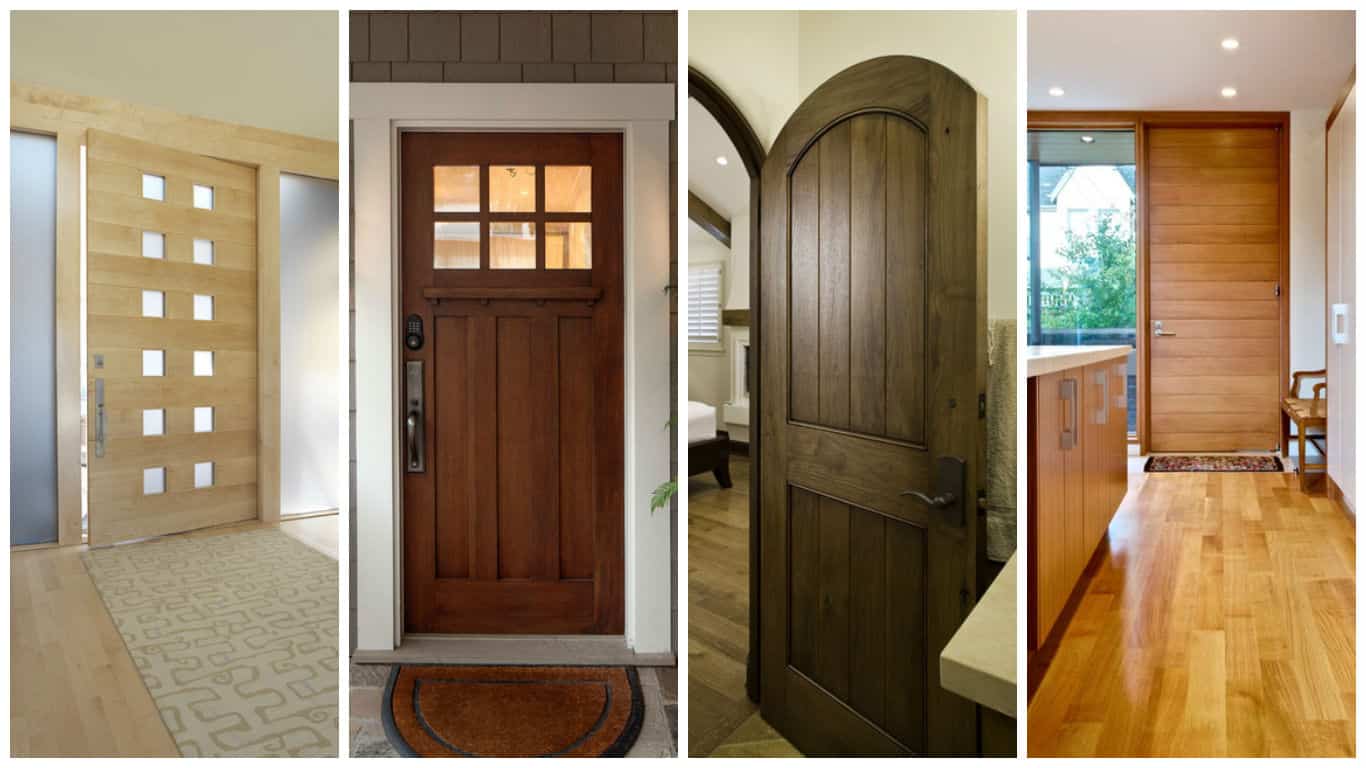 Add Warmth In The Space With The Use Of Wooden Doors