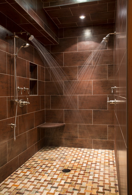 16 Beautiful Bathrooms With Double Shower For Extra Pleasure