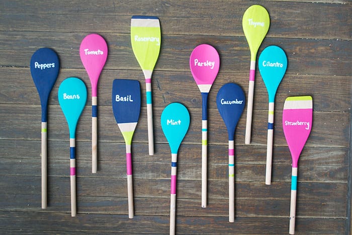 Wooden Spoon Garden Markers 10