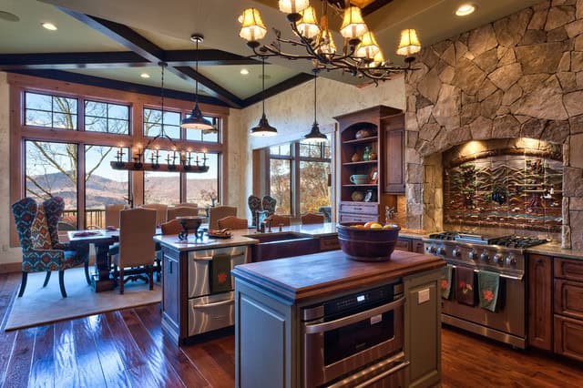 18 Gorgeous Kitchens With Natural Stone Backsplash 11