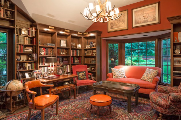 Top 10 Inspiring Home Library Design Ideas - Top Inspired