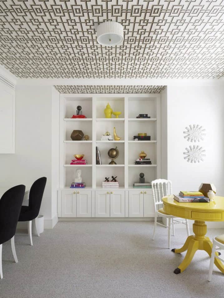Wallpaper On The Ceiling- 17 Amazing Ideas How It Will Look Like 14