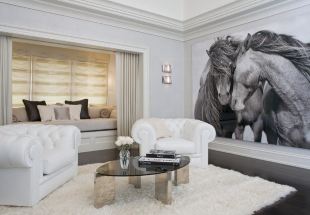 17 Marvelous Interiors With Oversized Wall Art Pieces