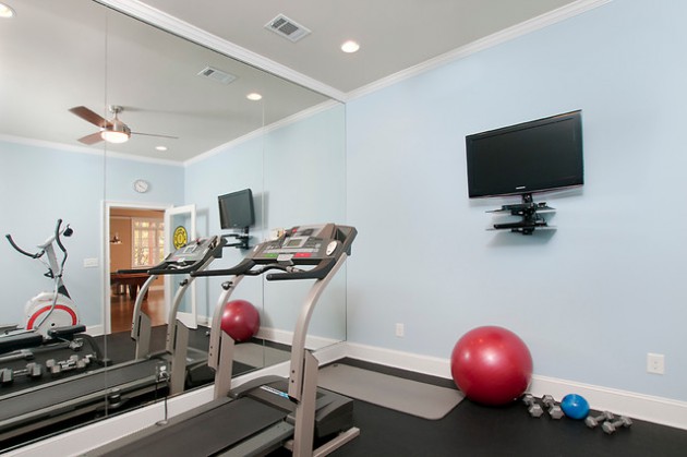 19 Practical Ways To Decorate Exercise Room In The Home