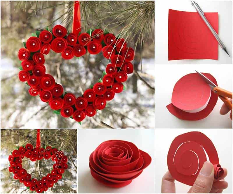 17 Fabulous DIY Valentine's Day Wreath Designs To Adorn Your Front Door 16